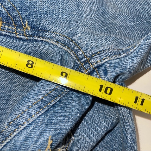 Free People Maggie Mid-Rise Straight-Leg Jeans light stone Wash Sz 26 - Picture 15 of 17